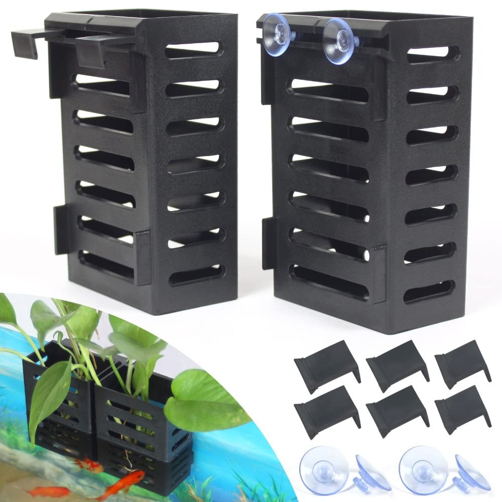 Emersed Plants Aquarium - ที่ตั้งต้นไม้ถังเลี้ยงปลาพร้อมตะขอถ้วยดูดสำหรับพืชมรกตสำหรับการเพาะปลูกพืชน้ำ