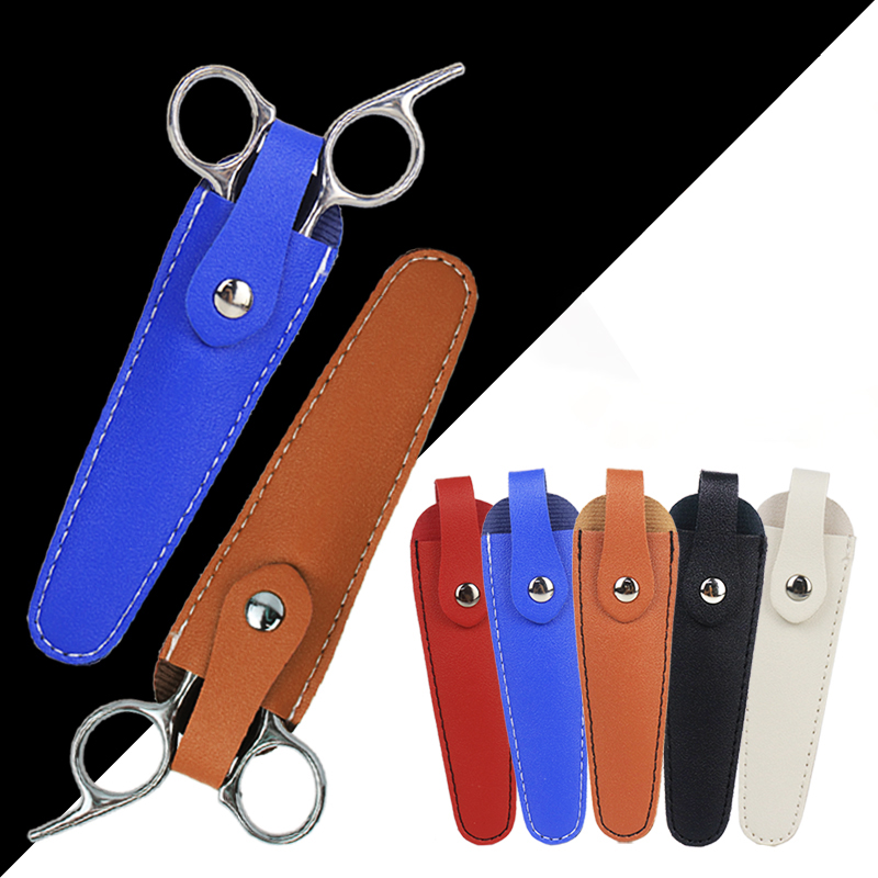 Trimming Scissor Set - ฝาครอบป้องกันกรรไกรตัดผมซาลอน, วัสดุหนัง PU, กระเป๋าป้องกันเครื่องมือความงามแบบพกพาสําหรับเครื่องประดับผม