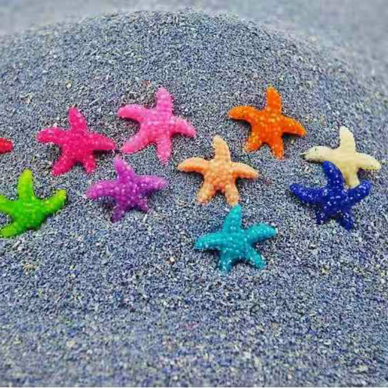 Aquarium Planet - 10ชิ้นของตกแต่งตู้ปลาที่ทำจากปลาดาวเทียมสำหรับ Ikan Karang จำลองสีชมพูของตกแต่งรูปดาวทะเล