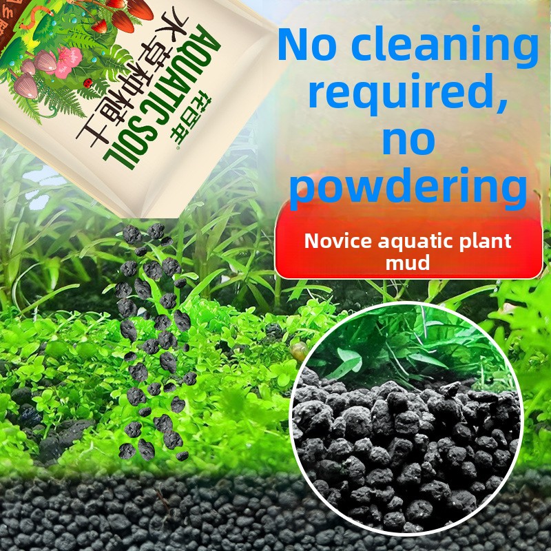 Non Planted Aquarium Fish - พื้นผิวดินตู้ปลา - กรวดดินถังปลูกไม่ซีดจางสําหรับพืชน้ํา - เหมาะสําหรับตู้ปลากุ้งและนาโน