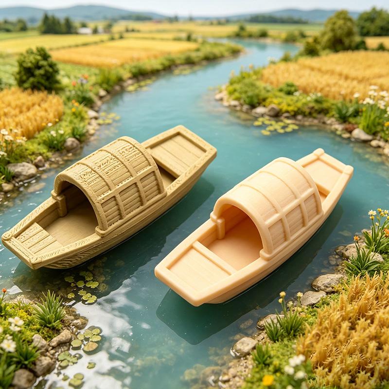 Aquarium Planting Ideas - 【S】โมเดลเรือจำลองขนาดเล็ก ของตกแต่งไมโครแลนด์สเคป สำหรับตู้ปลา บอนไซ น้ำพุ ตกแต่งตู้ปลา