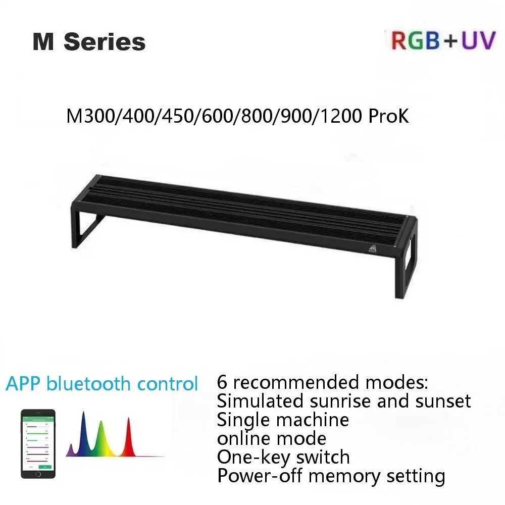 Aquarium Plant Grass - ไฟปลูกพืชน้ำรุ่น Week Aqua M Series RGB+UV