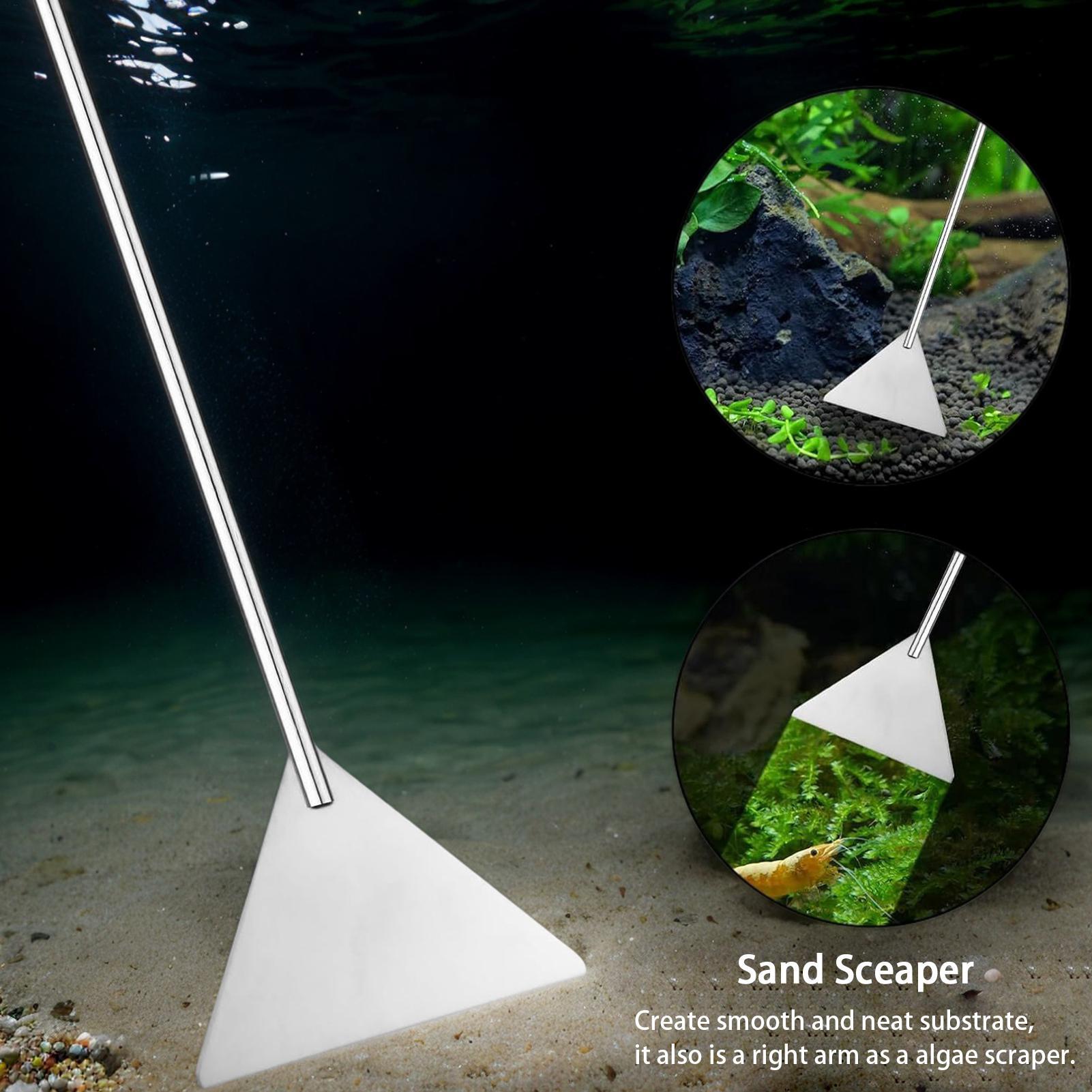 Planted Aquarium Cleaning Kit - เครื่องมือทำความสะอาดตู้ปลา เครื่องมือพืชเทอร์ราเรียม กรรไกร ชุดสแตนเลส แหนบยาว กรรไกร