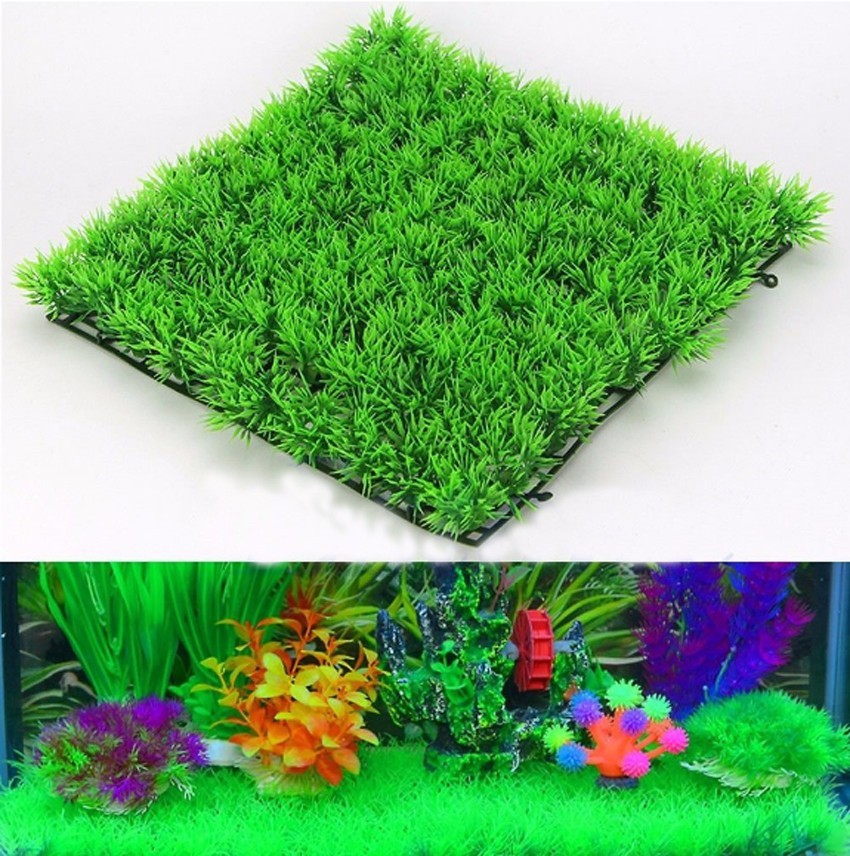 สีเขียวประดิษฐ์หญ้าสนามหญ้าสนา - Aquarium Plant Grass บทวิจารณ์และราคา