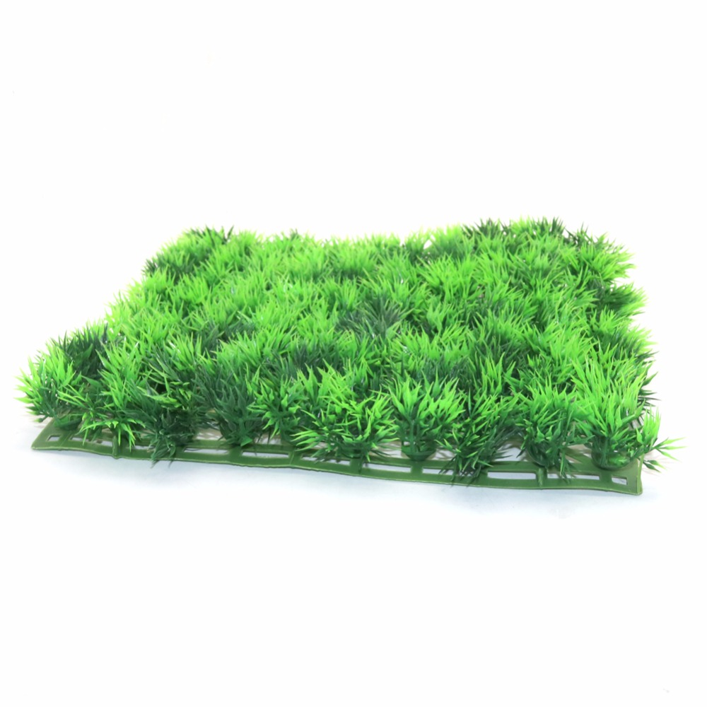 สีเขียวประดิษฐ์หญ้าสนามหญ้าสนา - Aquarium Plant Grass บทวิจารณ์และราคา