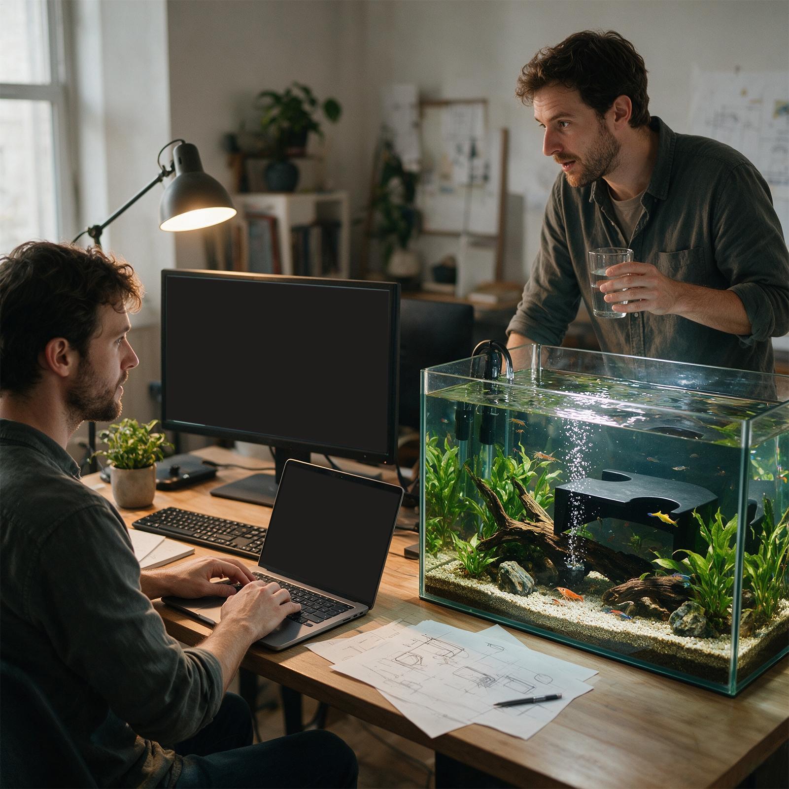 อุโมงค์ตกแต่งตู้ปลาแบบมุมโค้ง  - Non Planted Aquarium Fish บทวิจารณ์และราคา