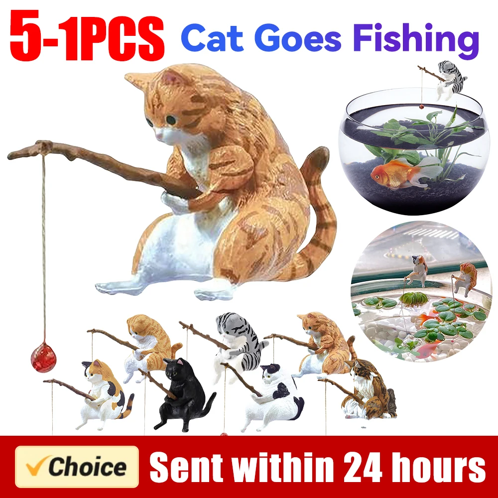 1-5PCS ตกปลาแมวพิพิธภัณฑ์สัตว์ - Aquarium Planting Ideas บทวิจารณ์และราคา