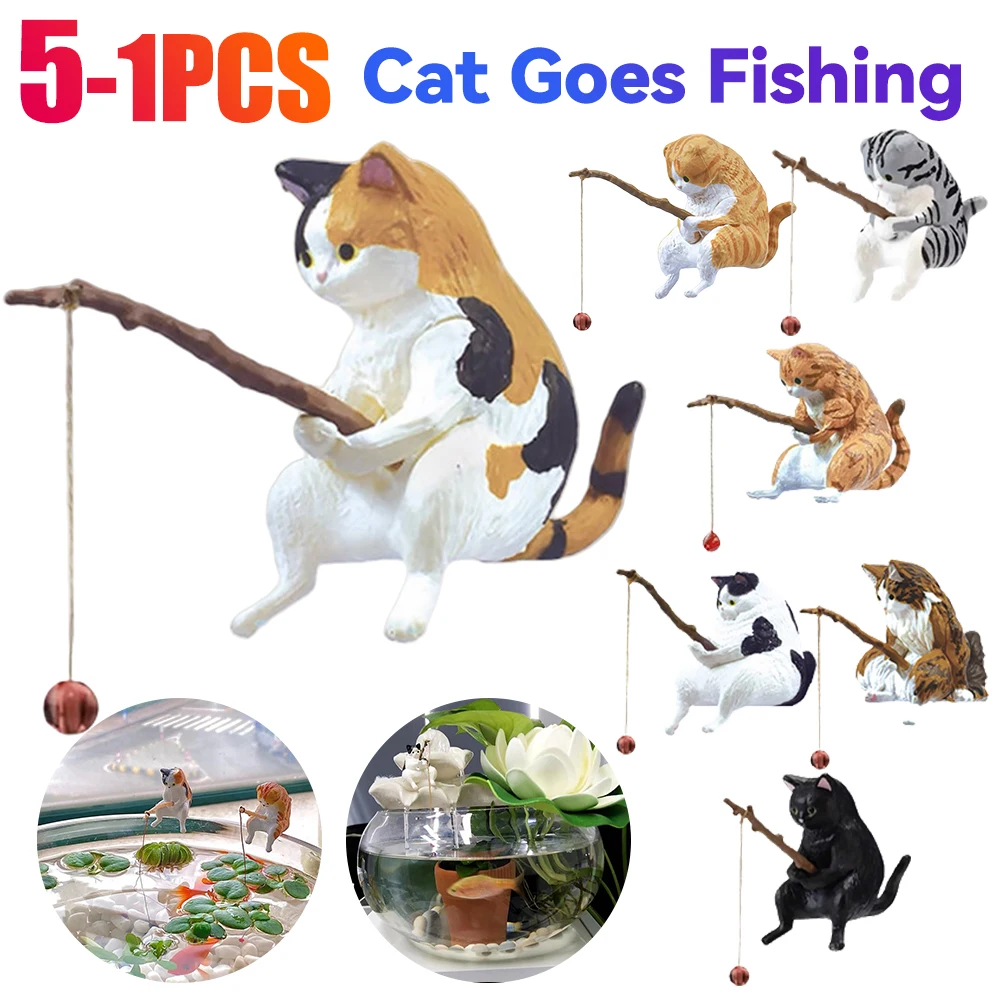 1-5PCS ตกปลาแมวพิพิธภัณฑ์สัตว์ - Aquarium Planting Ideas บทวิจารณ์และราคา
