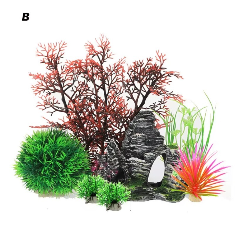 ของตกแต่งตู้ปลาพลาสติกจำลองรูป - Aquarium Plants For Sale บทวิจารณ์และราคา