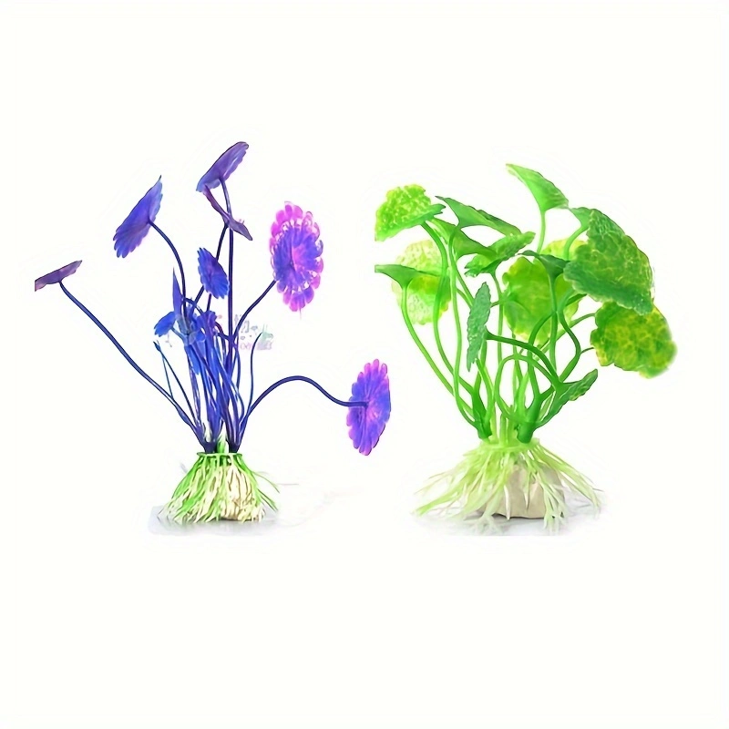 ประดิษฐ์ใต้น้ําพลาสติกพืชAquar - Aquarium Plant Grass บทวิจารณ์และราคา