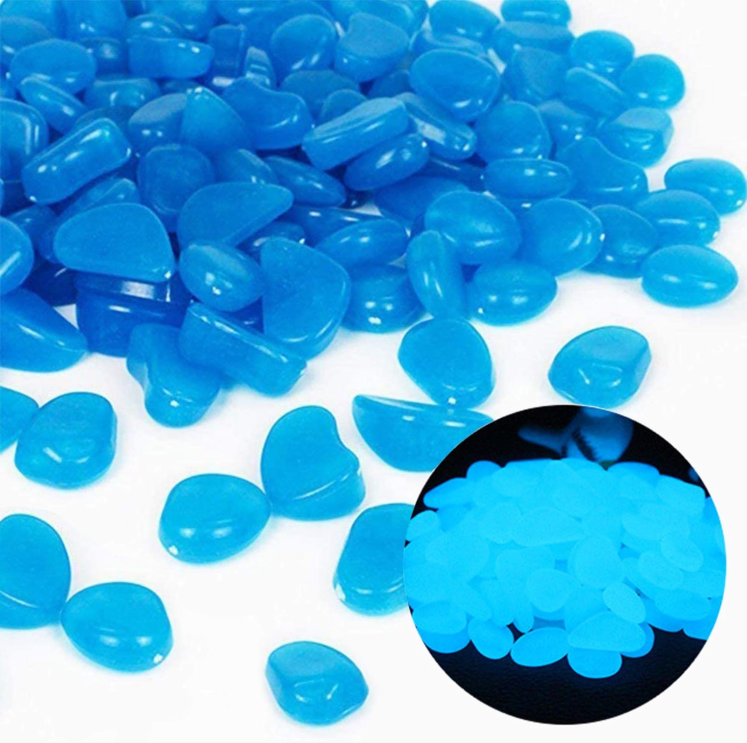 ถังปลา Rocks Glow Blue Pebbles - Aquarium Plants Book บทวิจารณ์และราคา