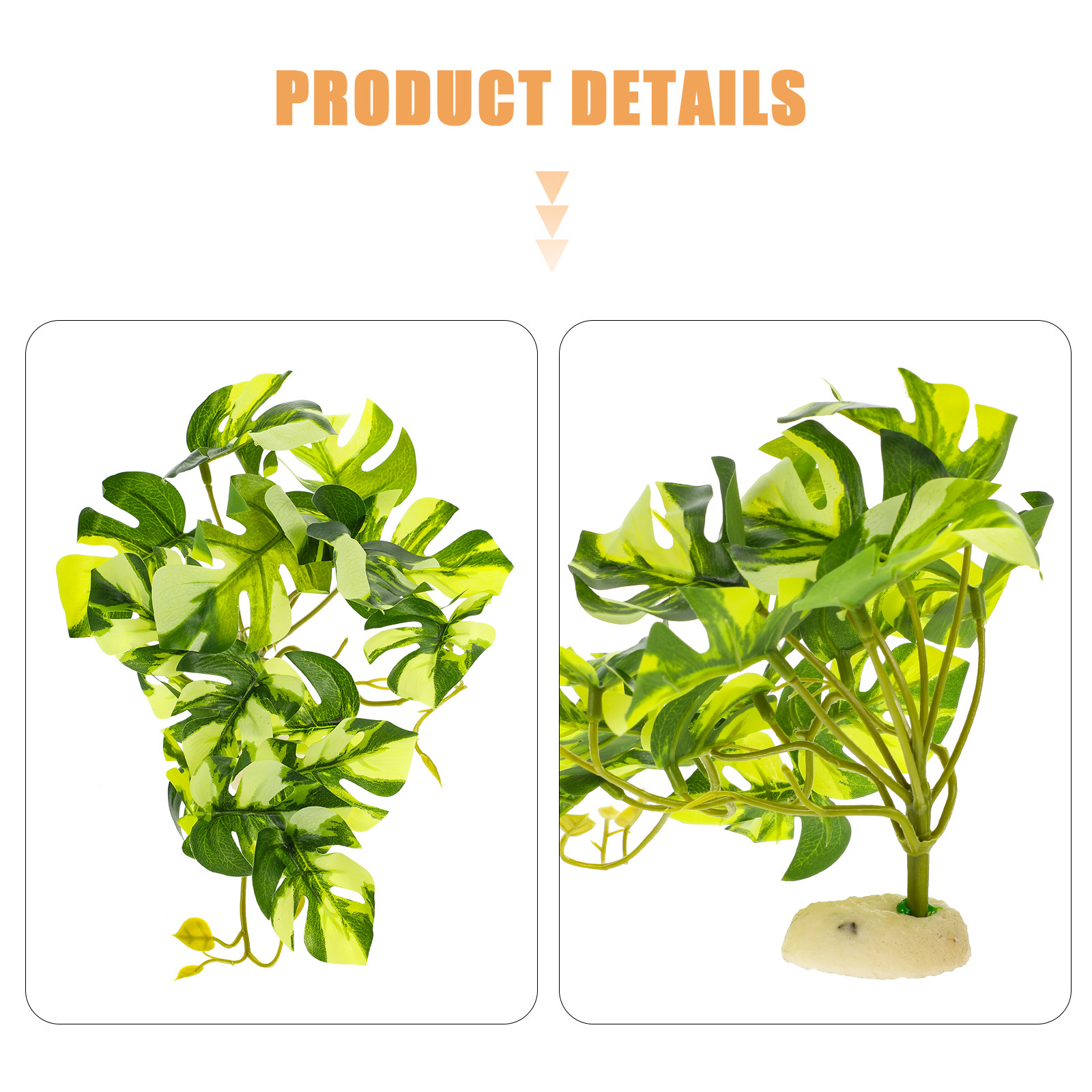 ต้นไม้ประดิษฐ์จำลองสำหรับตู้เล - Planted Aquarium With Fish บทวิจารณ์และราคา