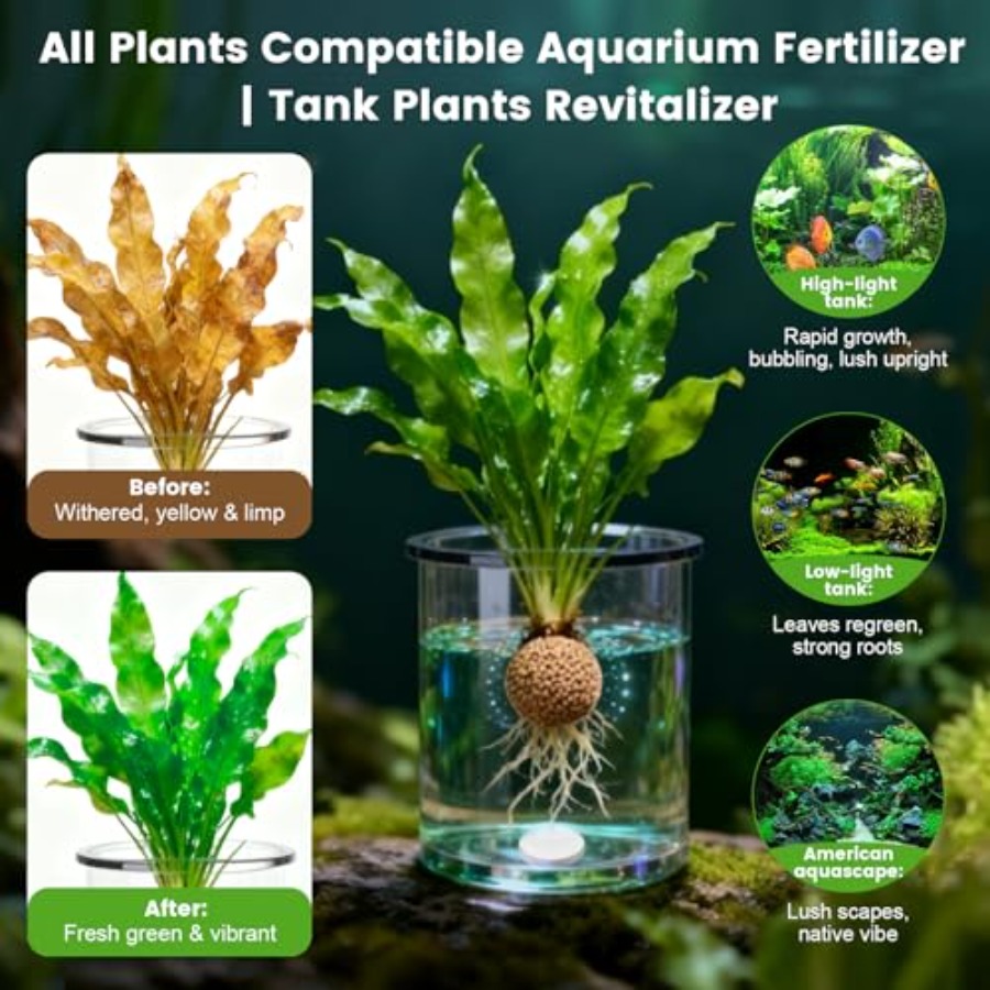 รูทแท็บส์, ยาปุ๋ยสำหรับพืชน้ำใ - Aquarium Plant Fertilizer บทวิจารณ์และราคา